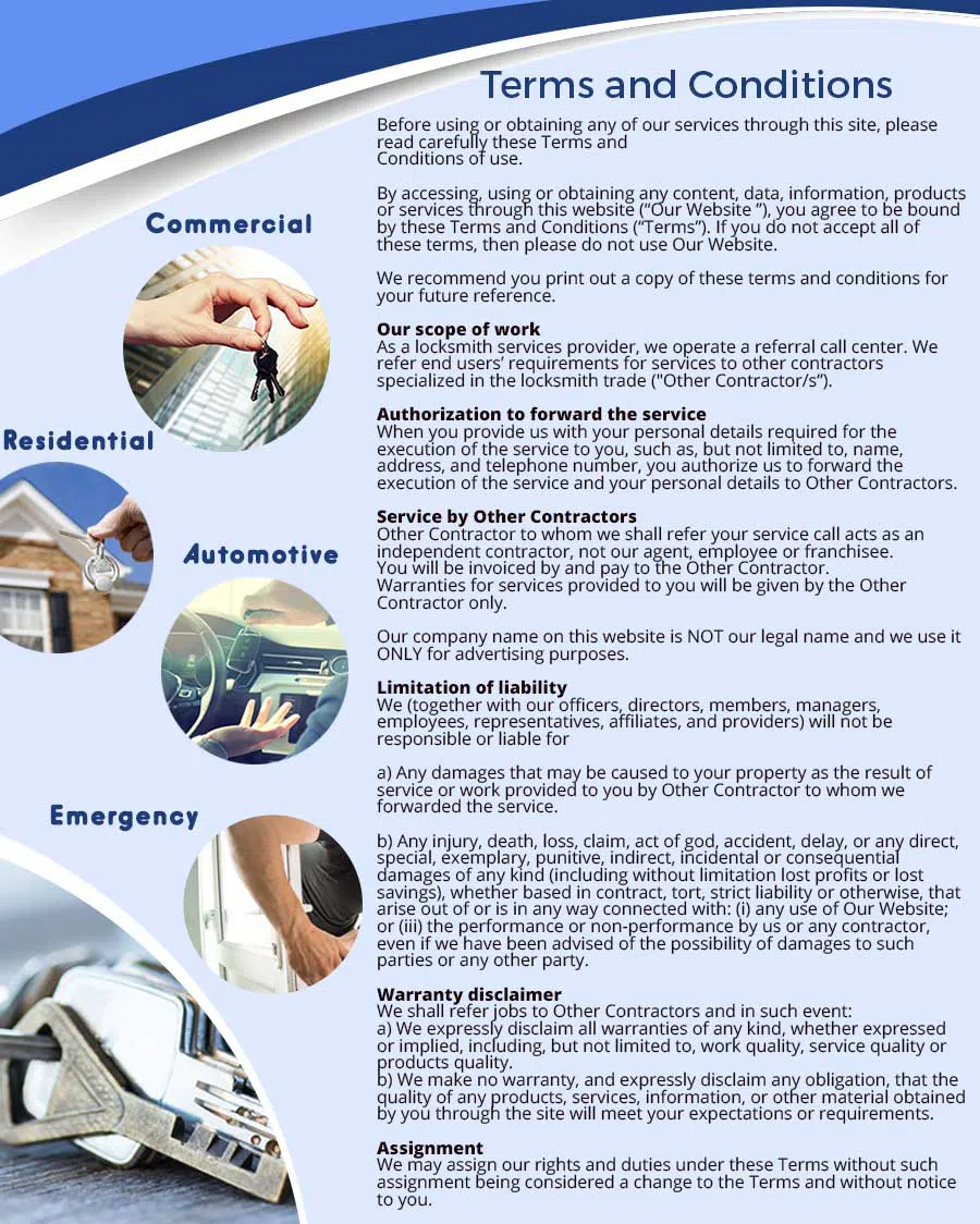 Sarasota Locksmith Service Sarasota, FL 941-467-3106 - terms-ls