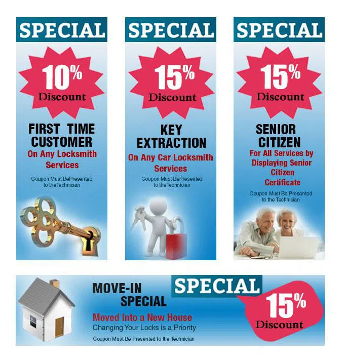 Sarasota Locksmith Service Sarasota, FL 941-467-3106 - coupon9-set-four